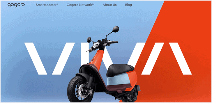 Gogoro simple website